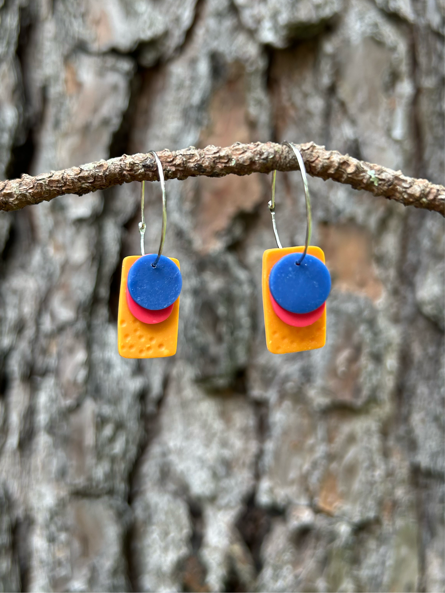 CP11 COLORPOP Wide Rectangle Charm in Tangerine