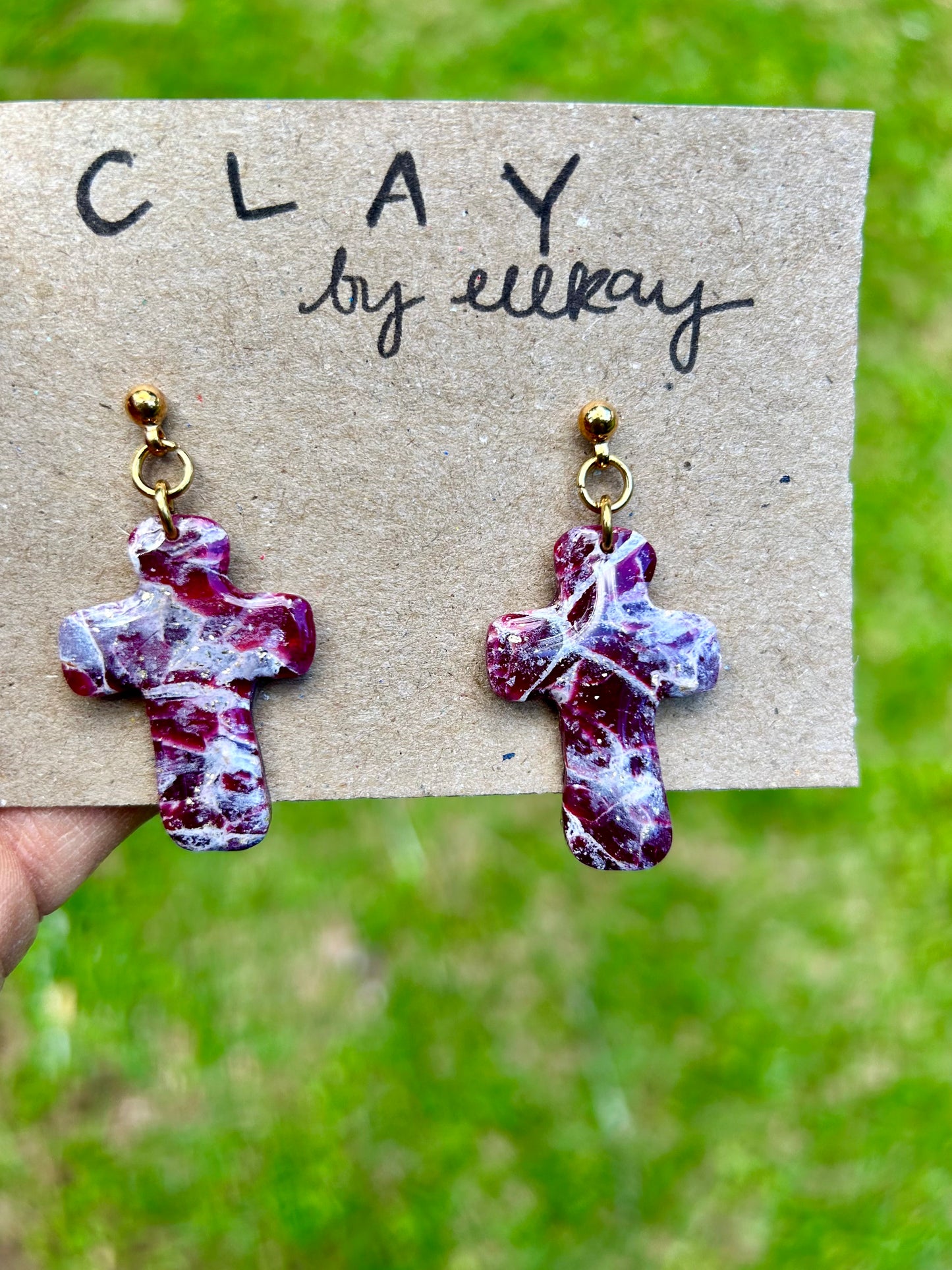 R5 RUBY Cross Pendant