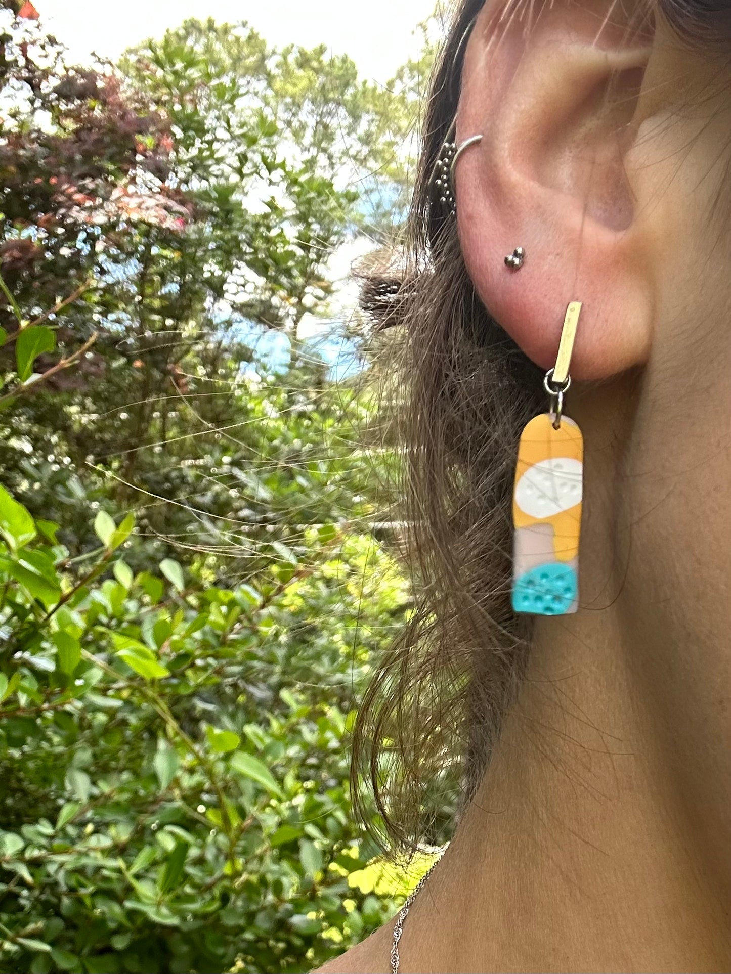 B3 BLOOM Stud and Bar Dangle Combo